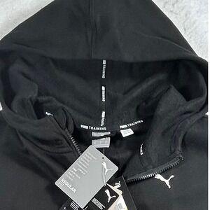 Puma Training DryCell Full Zip Hoodie Mens Medium Black Athletic Jacket NEW